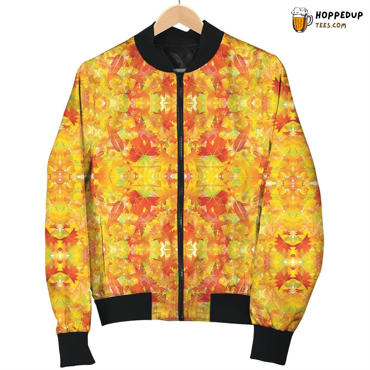 Autumn Artistry Design Winter Bomber Jacket Tailored Precision Elegance