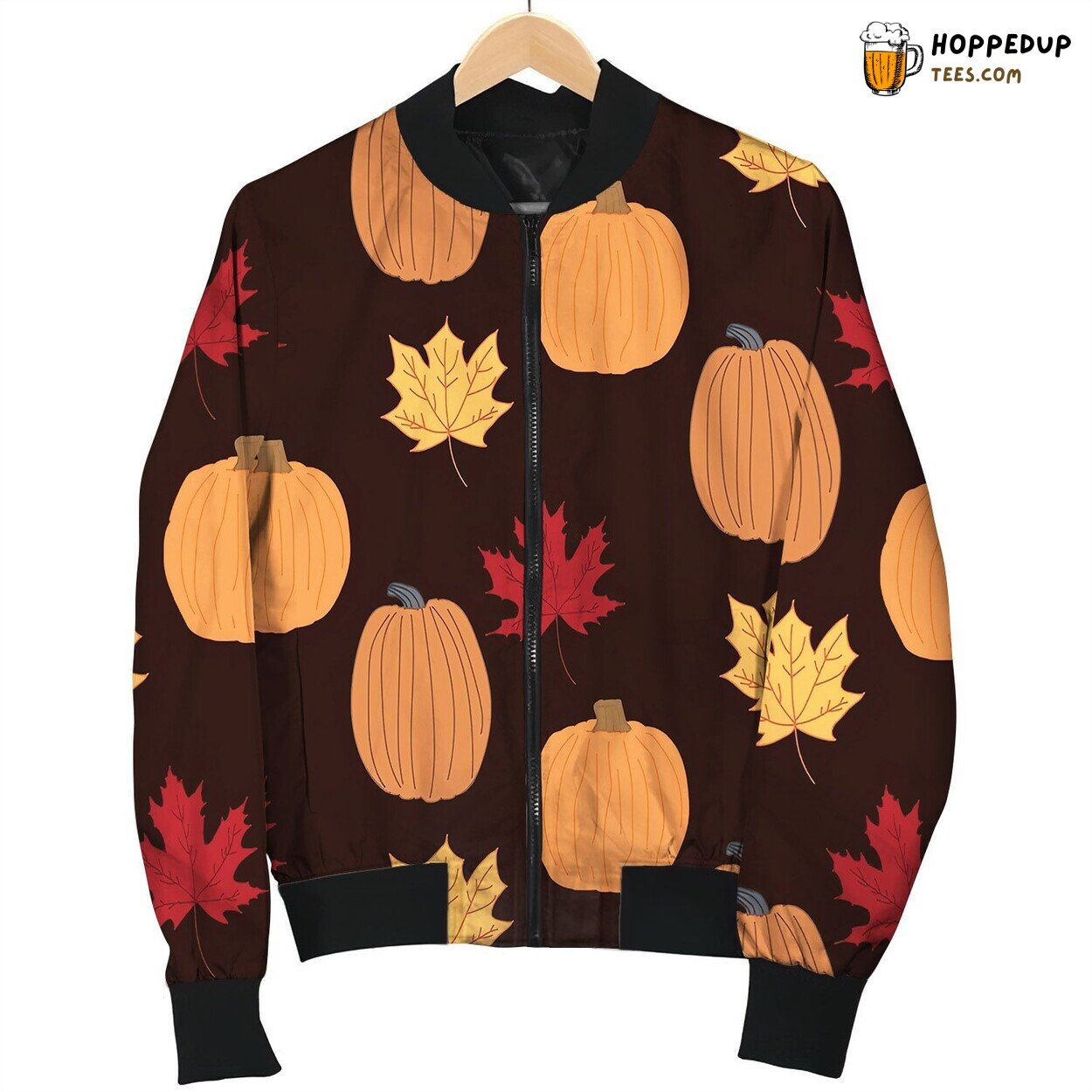 Autumn Pattern By Courtney Graben Bomber Jacket