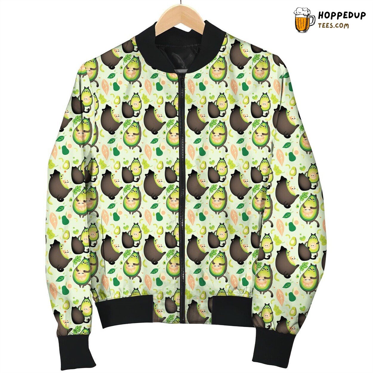 Avocado Cute Tile Small Bomber Jacket