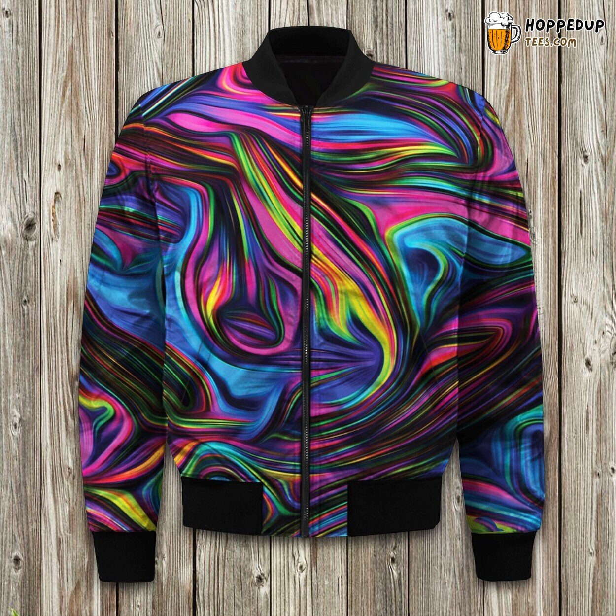 Awesome Fractal Art Bomber Jacket