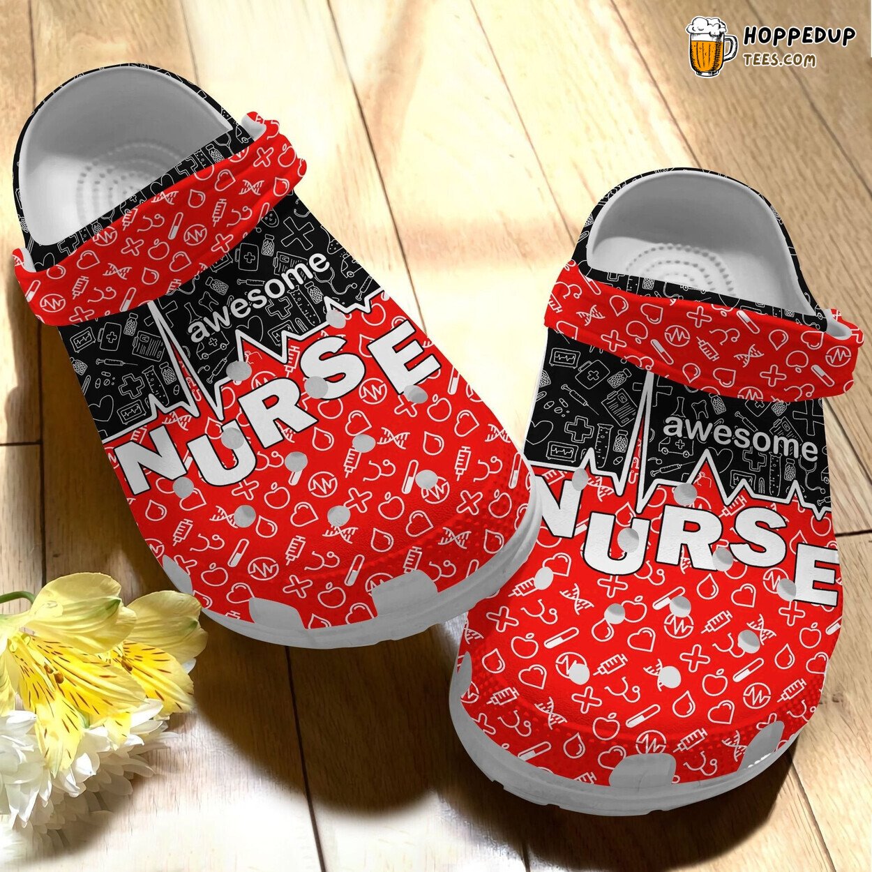 Awesome Nurses Theme Shoes Proud Nurse Birthday Gift Women Men Unique