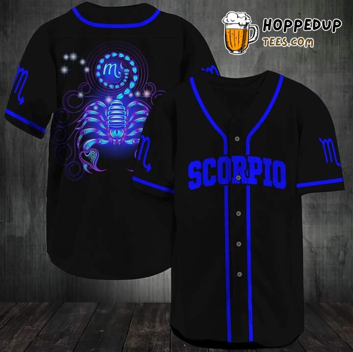 Awesome Scorpio Zodiac Baseball Tee Jersey Shirts 3D
