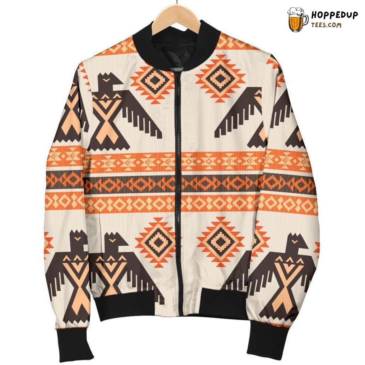 Aztec Art Featuring Eagle Men’s Bomber Jacket Unique Essence Pattern Art