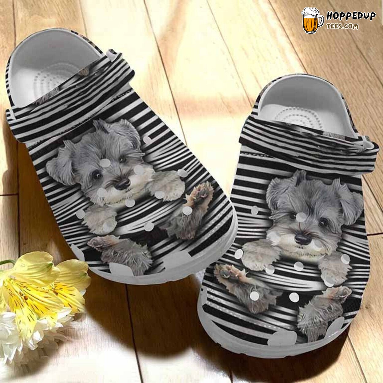 Baby Schnauzer Birthday Christmas Thanksgiving Special Clogs Shoes