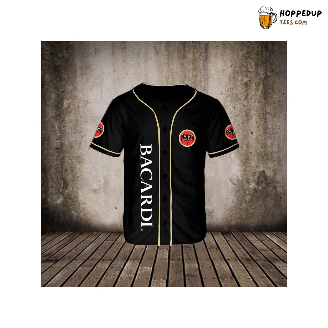 Bacardi Rum Baseball Jersey T Shirt Vodka Beer Lovers Perfect Design
