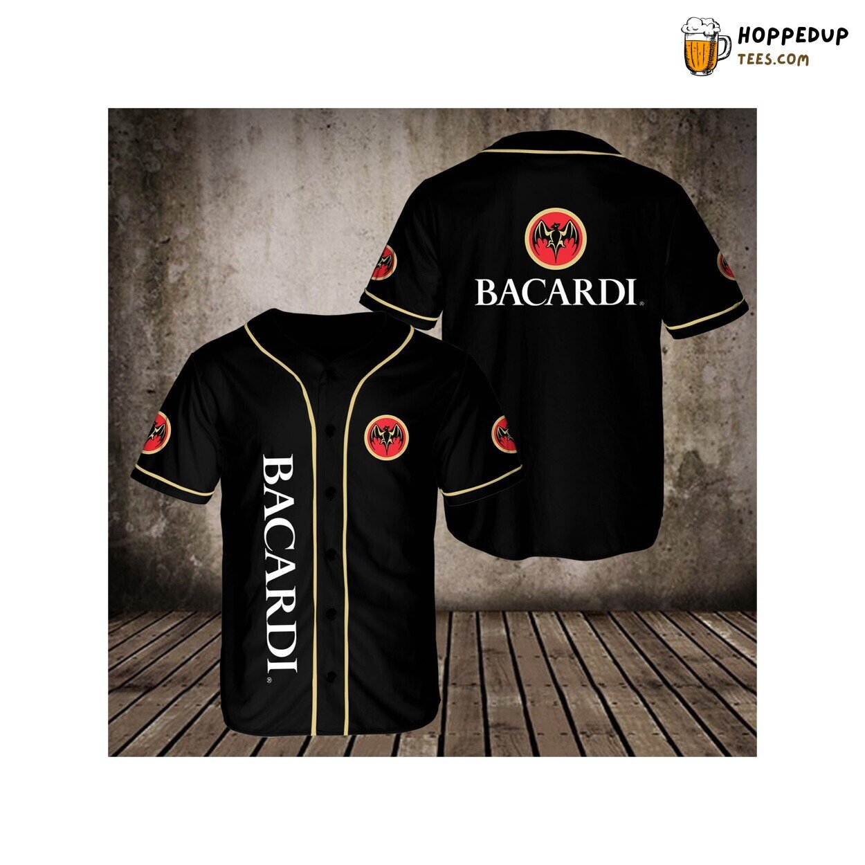 Bacardi Rum Baseball Jersey T Shirt Vodka Beer Lovers Perfect Design