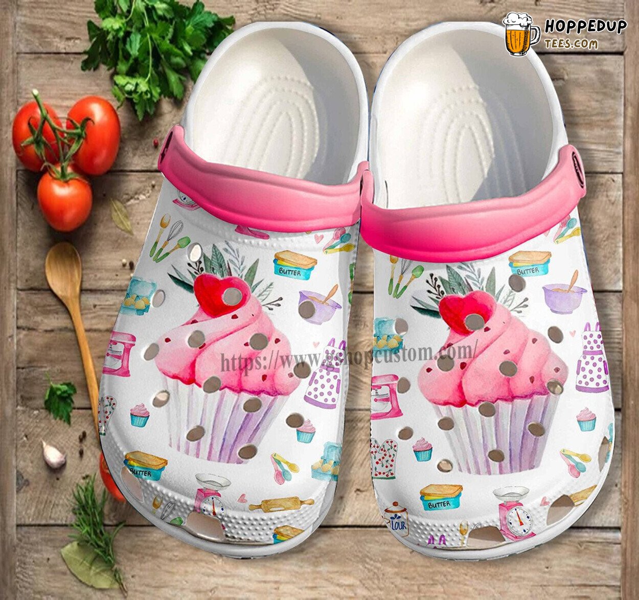 Baking Mom Pink Chef Grandma Kitchen Cake Mother Day Gift Clogs