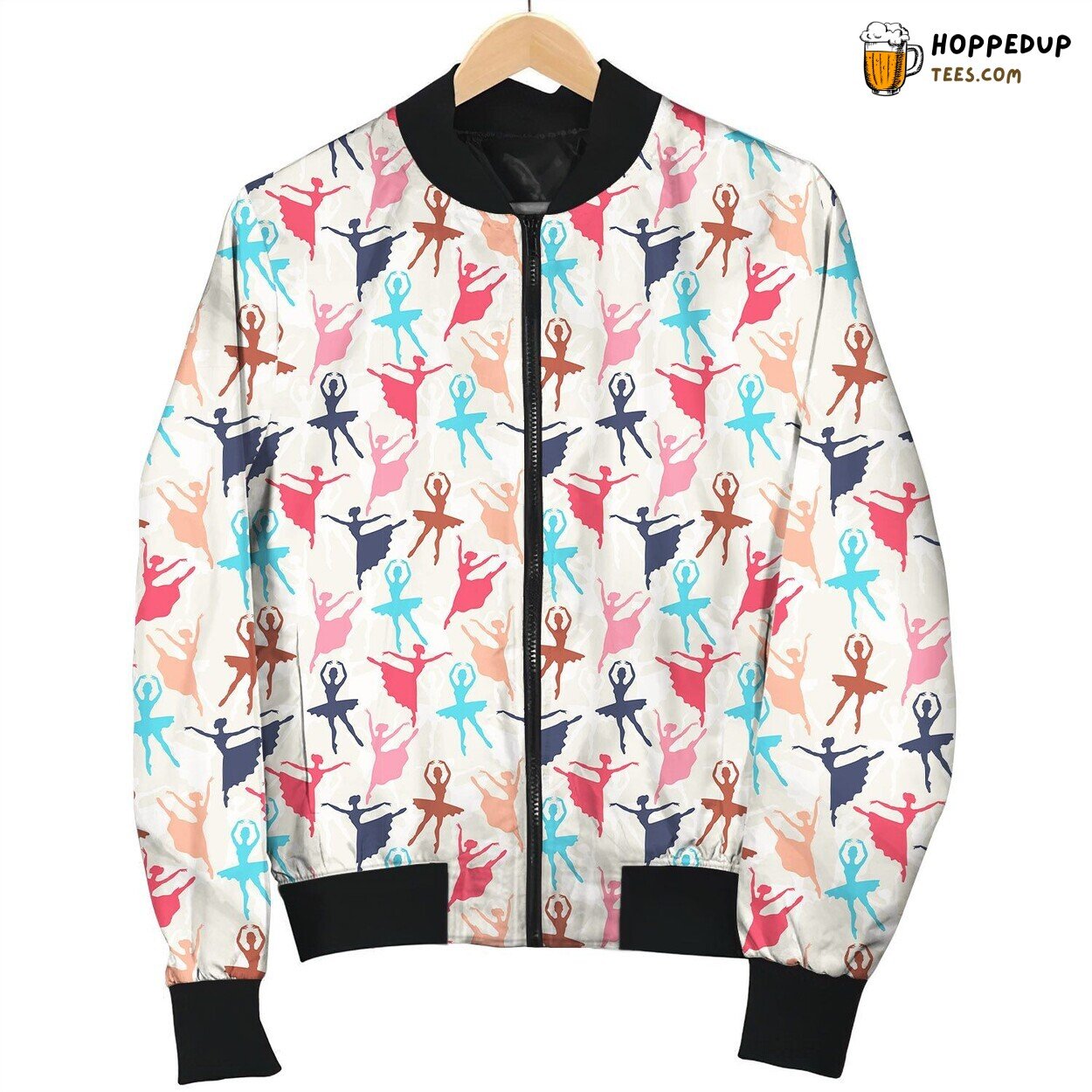 Ballet Class Scene Winter Bomber Jacket Tailored Unique Elegance Precision