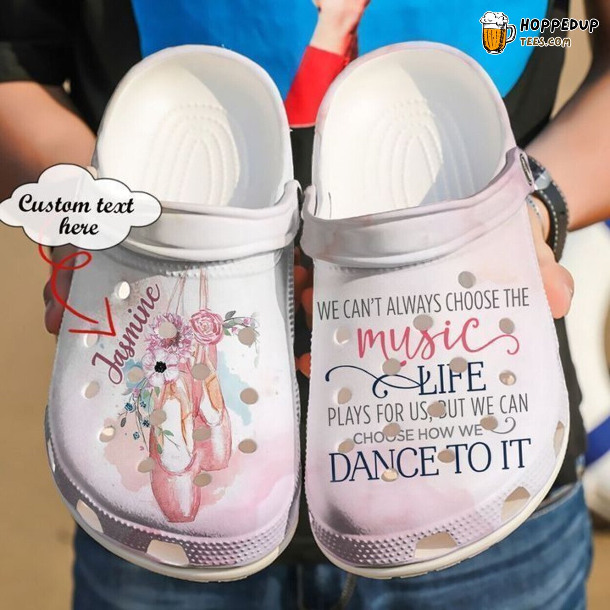 Ballet Personalized Music Life Theme Classic Comfortable Clogs Shoes Design