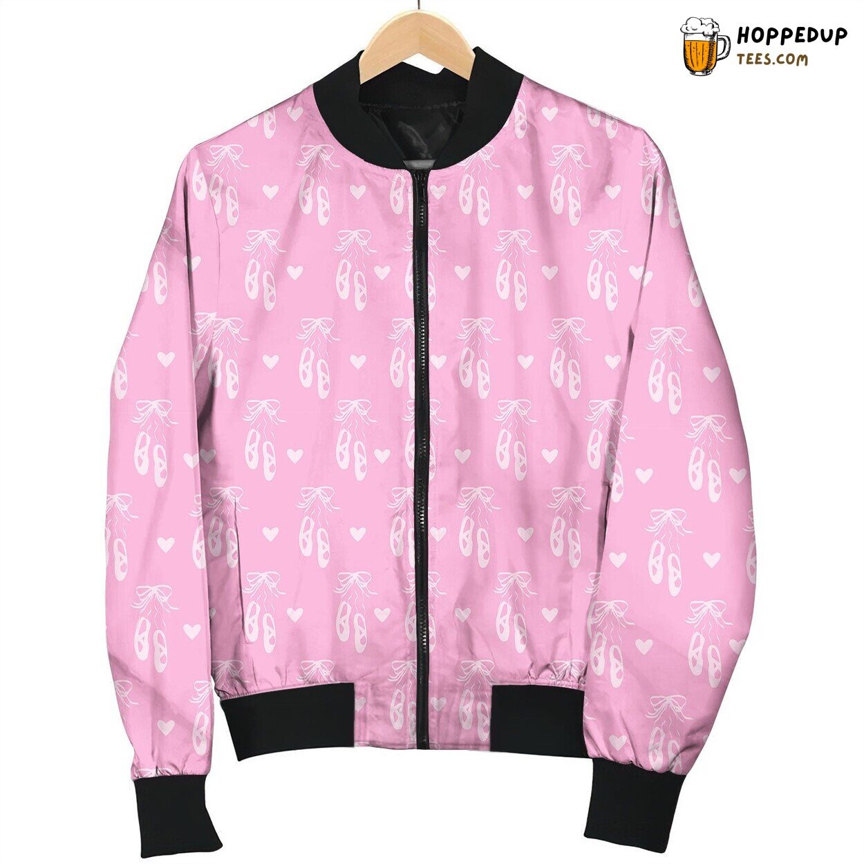 Ballet Shoes Dance Passion Winter Bomber Jacket Graceful Steps
