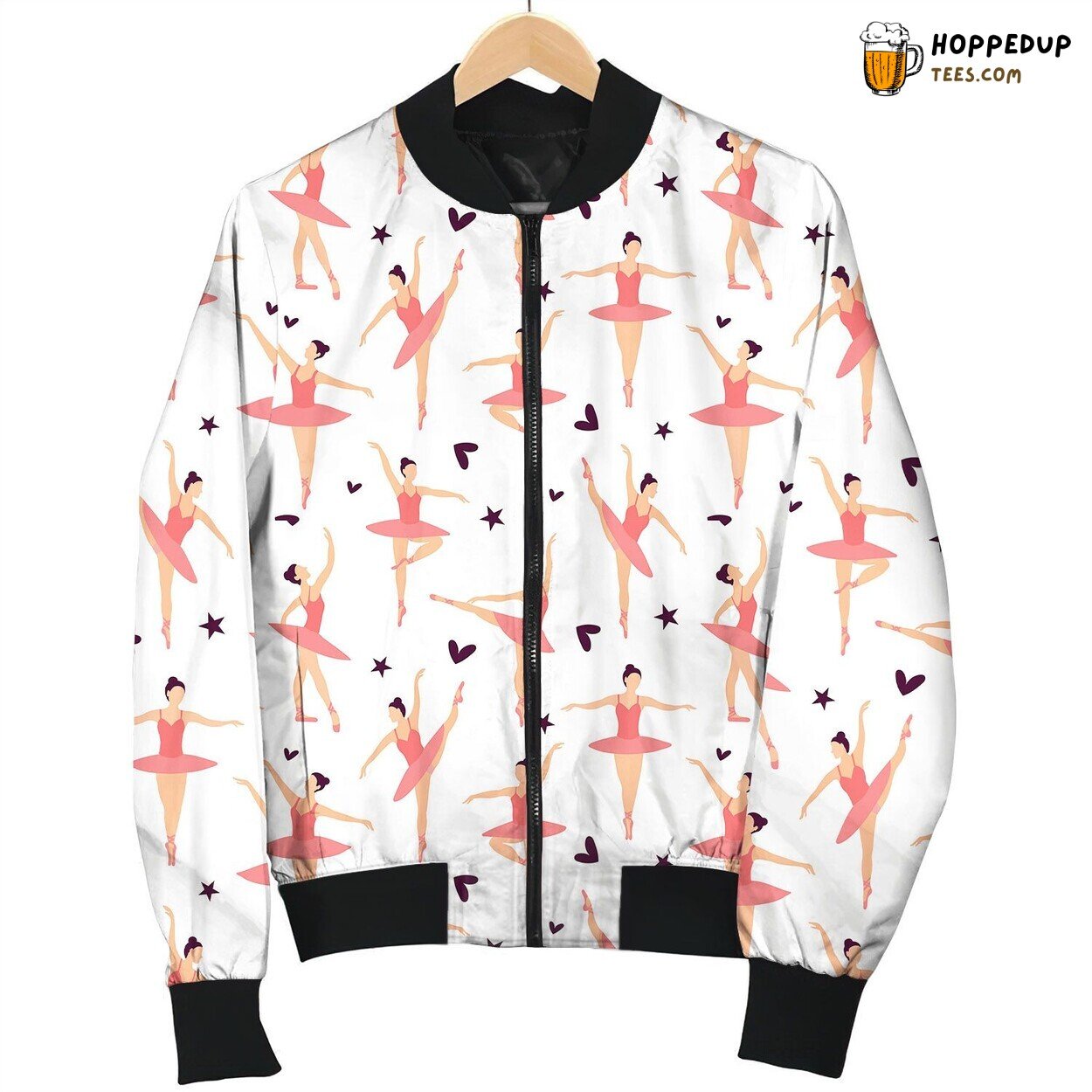 Ballet With Heart Bomber Jacket