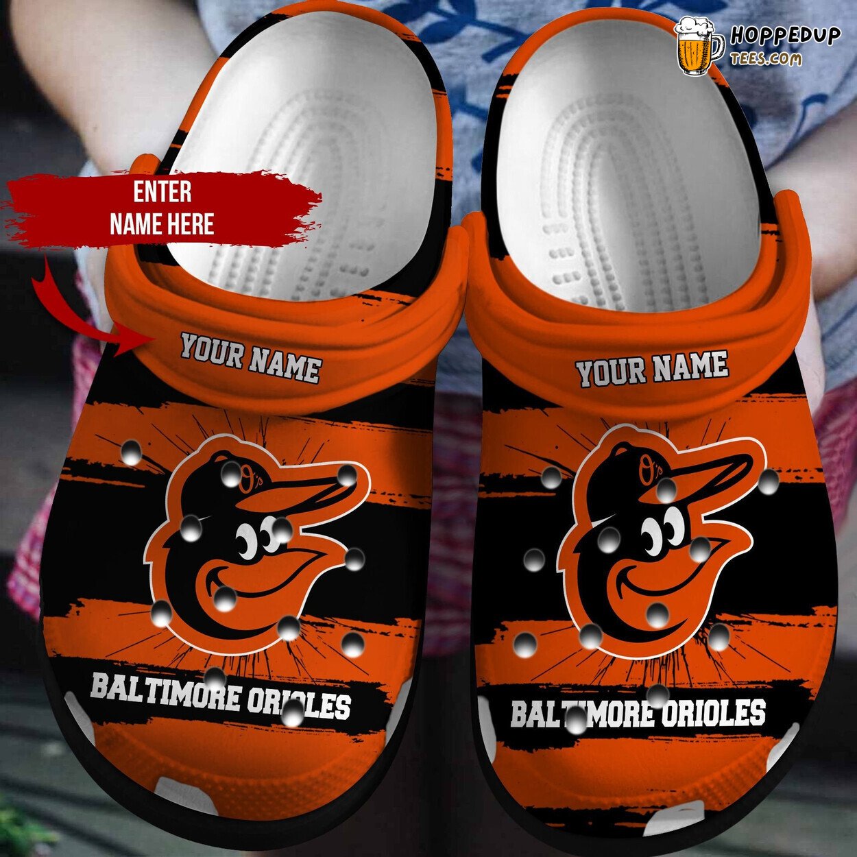 Baltimore Orioles Crocbland Personalized Unique Comfortable Clog Shoes