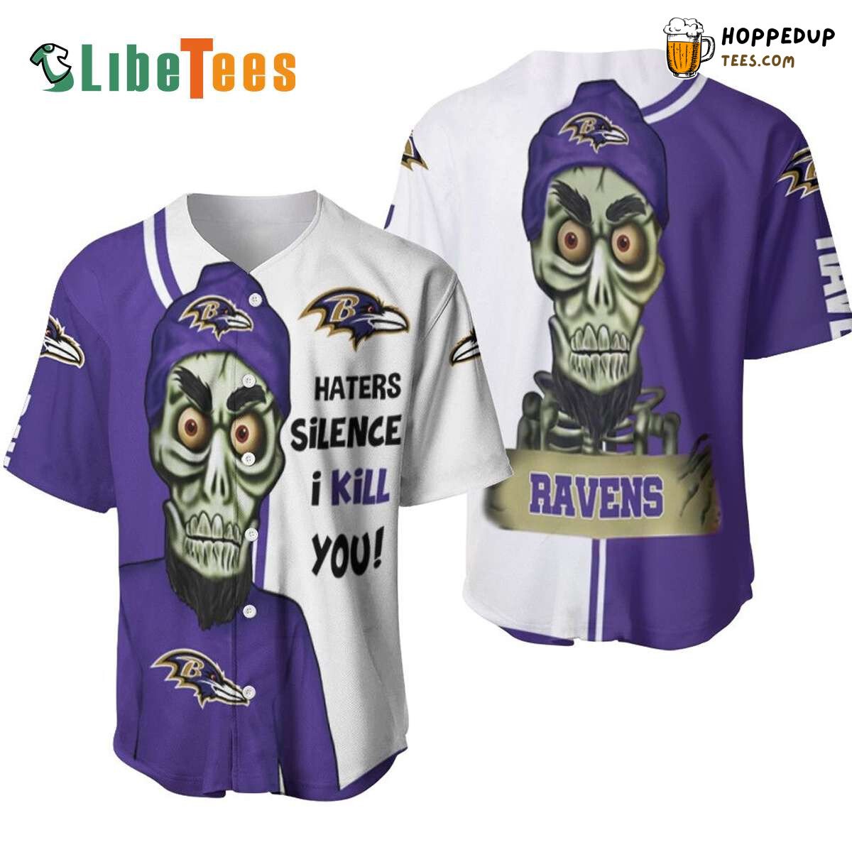 Baltimore Ravens Baseball Jersey Avenger of Haters Unique Top Gift