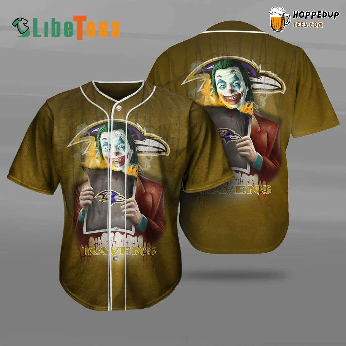 Baltimore Ravens Baseball Jersey Joker Graphic Perfect Gifts For Your Loved Ones Jersey Shirt