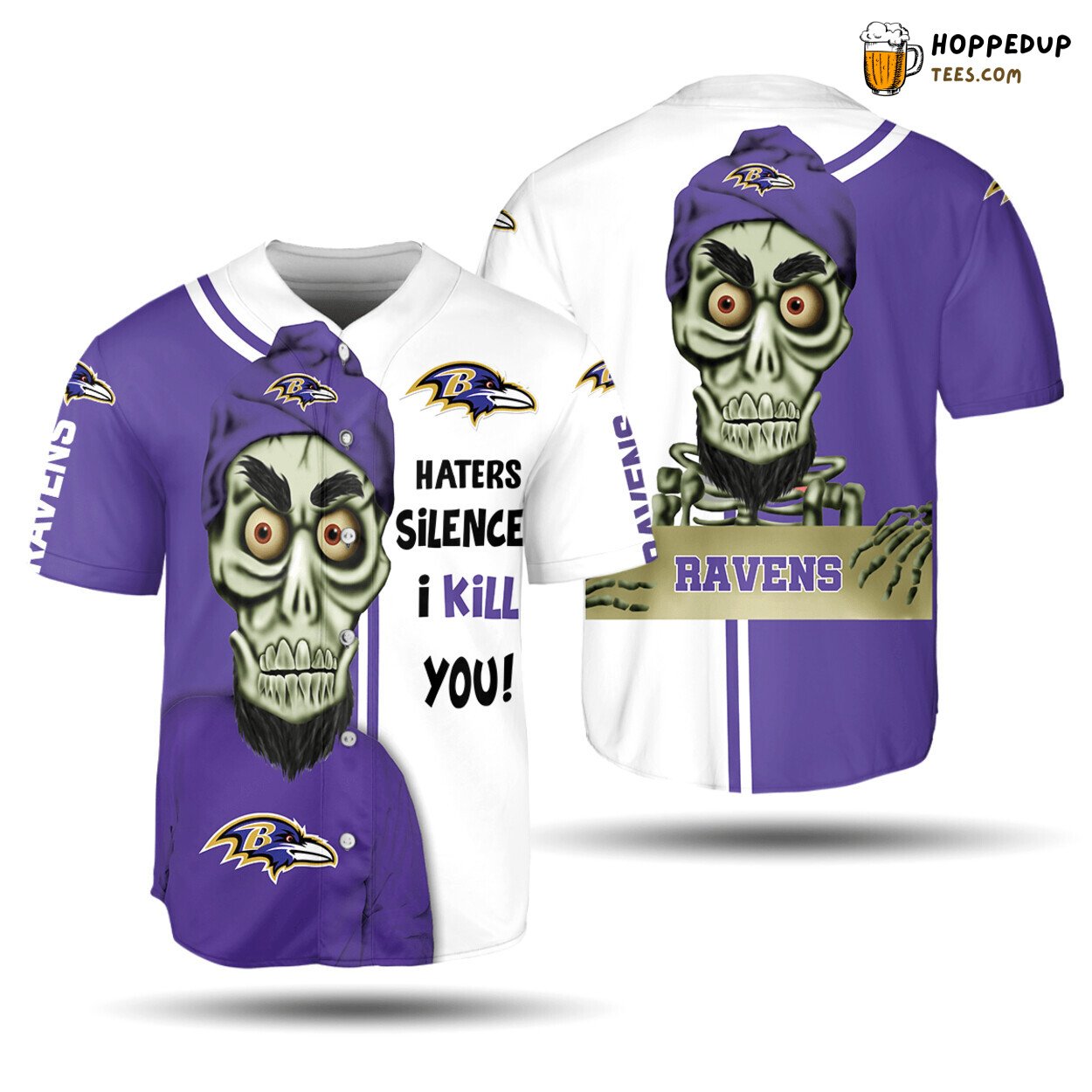 Baltimore Ravens Jersey Silencing Haters Graphic Unique Gift Tee