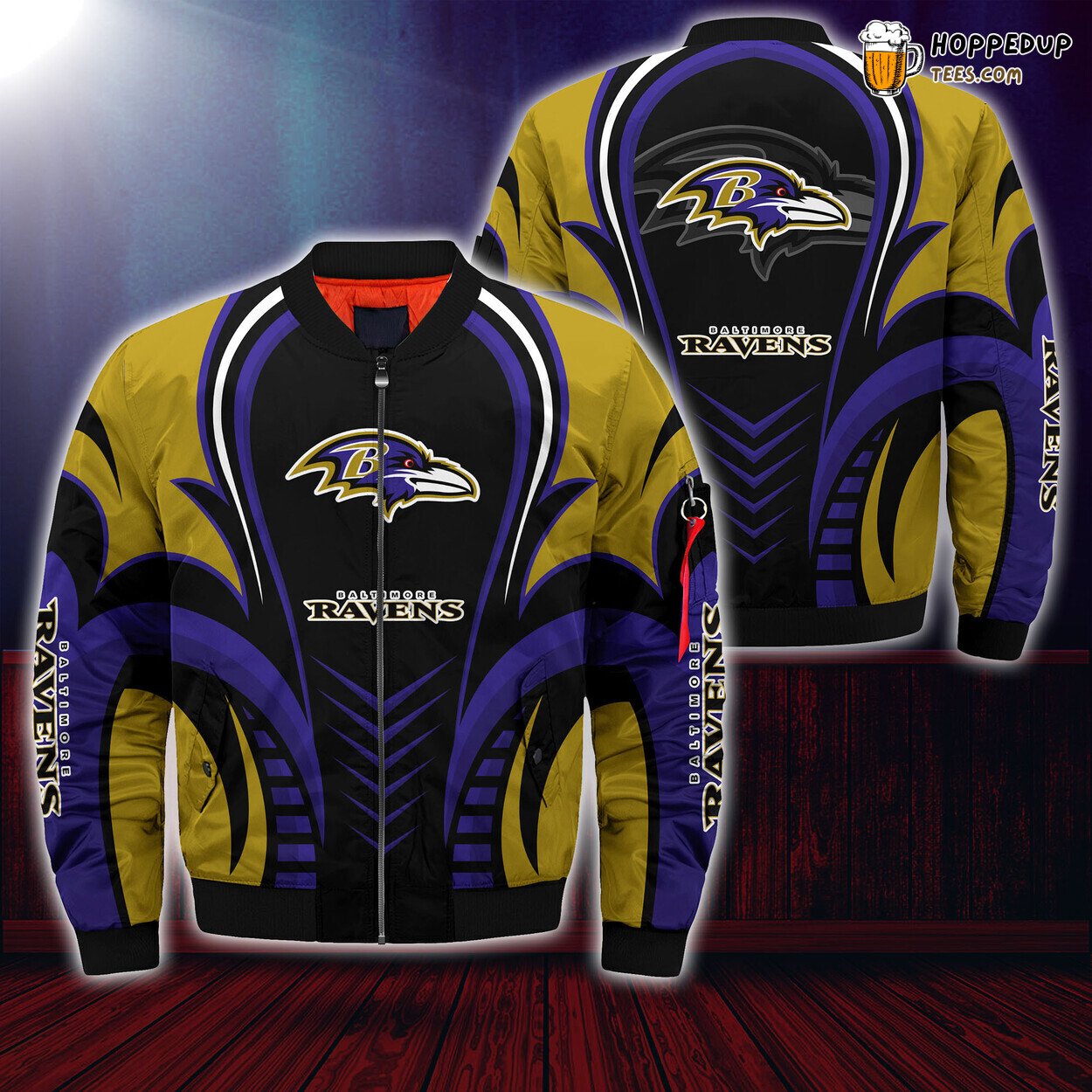 Baltimore Ravens NFL Bomber Jacket Distinctive Design This Season