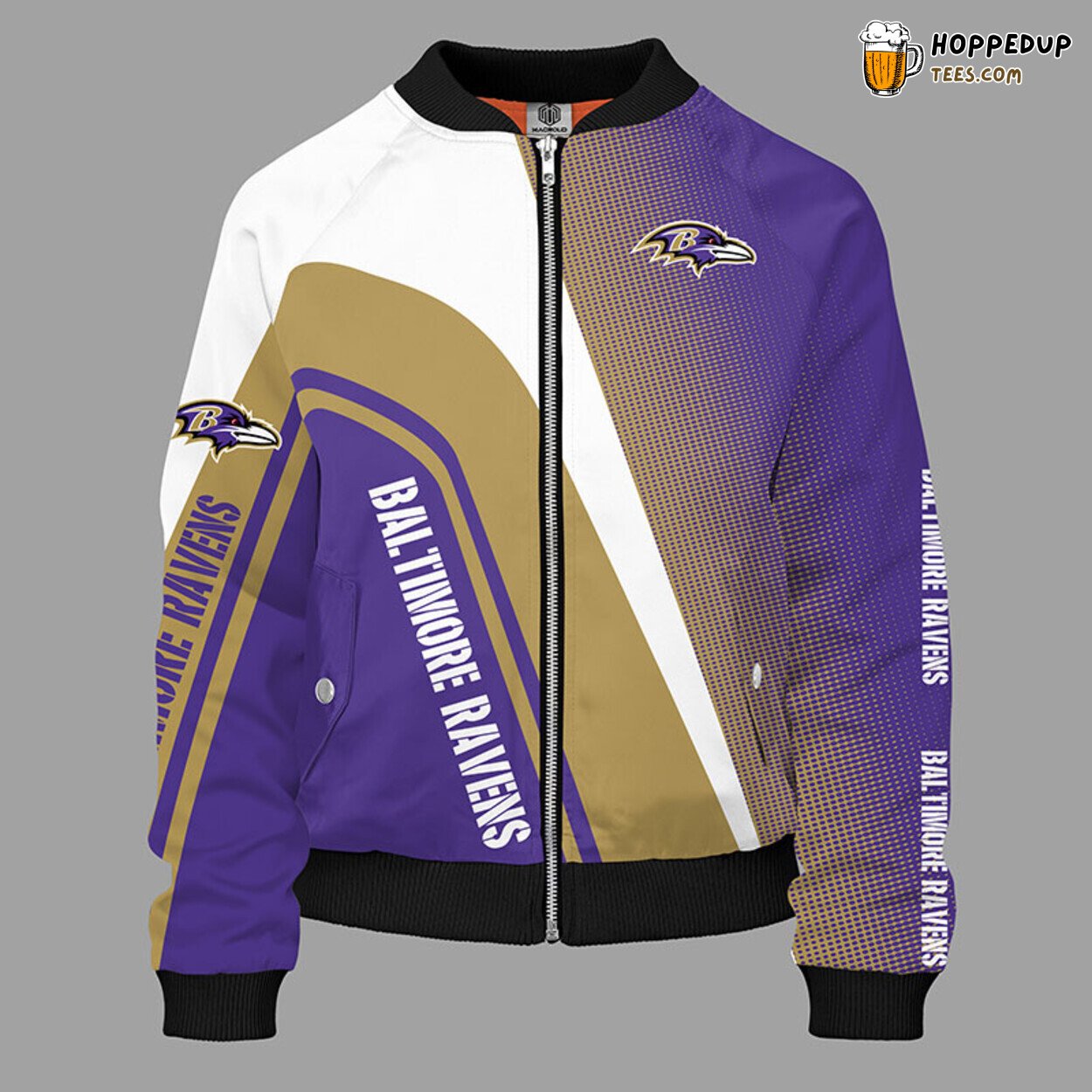 Baltimore Ravens NFL Violet Unisex Bomber Jacket Unique Design Baltimore Ravens NFL Violet Unisex Bomber Jacket Unique Design