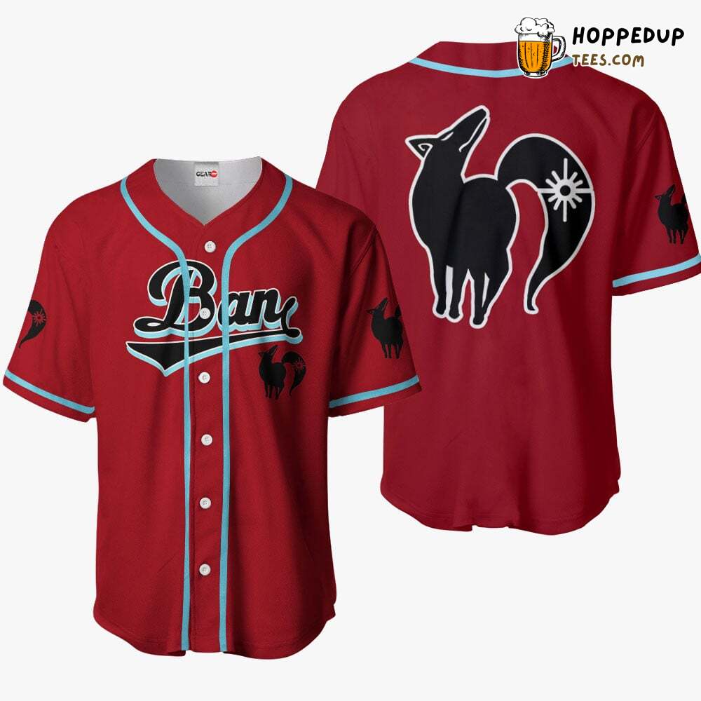 Ban Fox’s Greed Sin Unique Design Anime Baseball Jersey Shirt