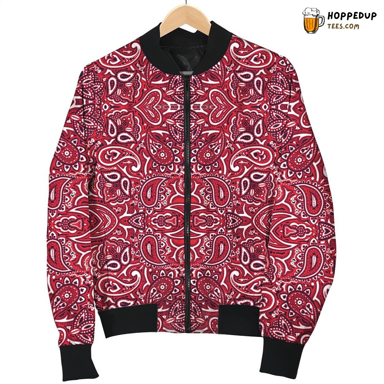 Bandana Western Paisley Bomber Jacket