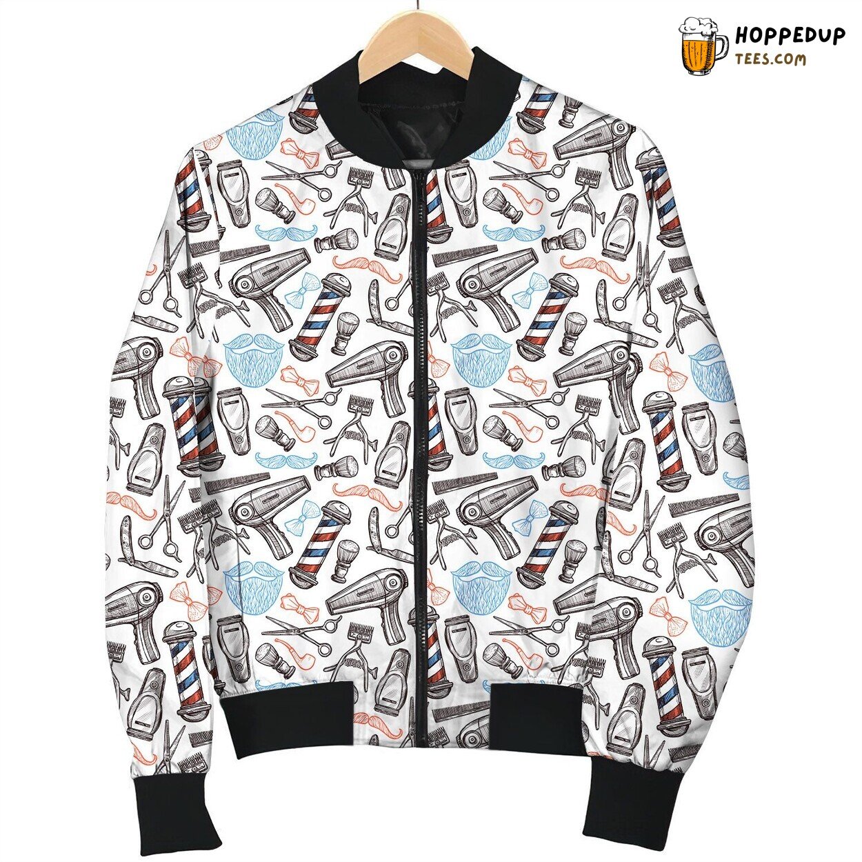 Barber And Salon Hairdresser Bomber Jacket