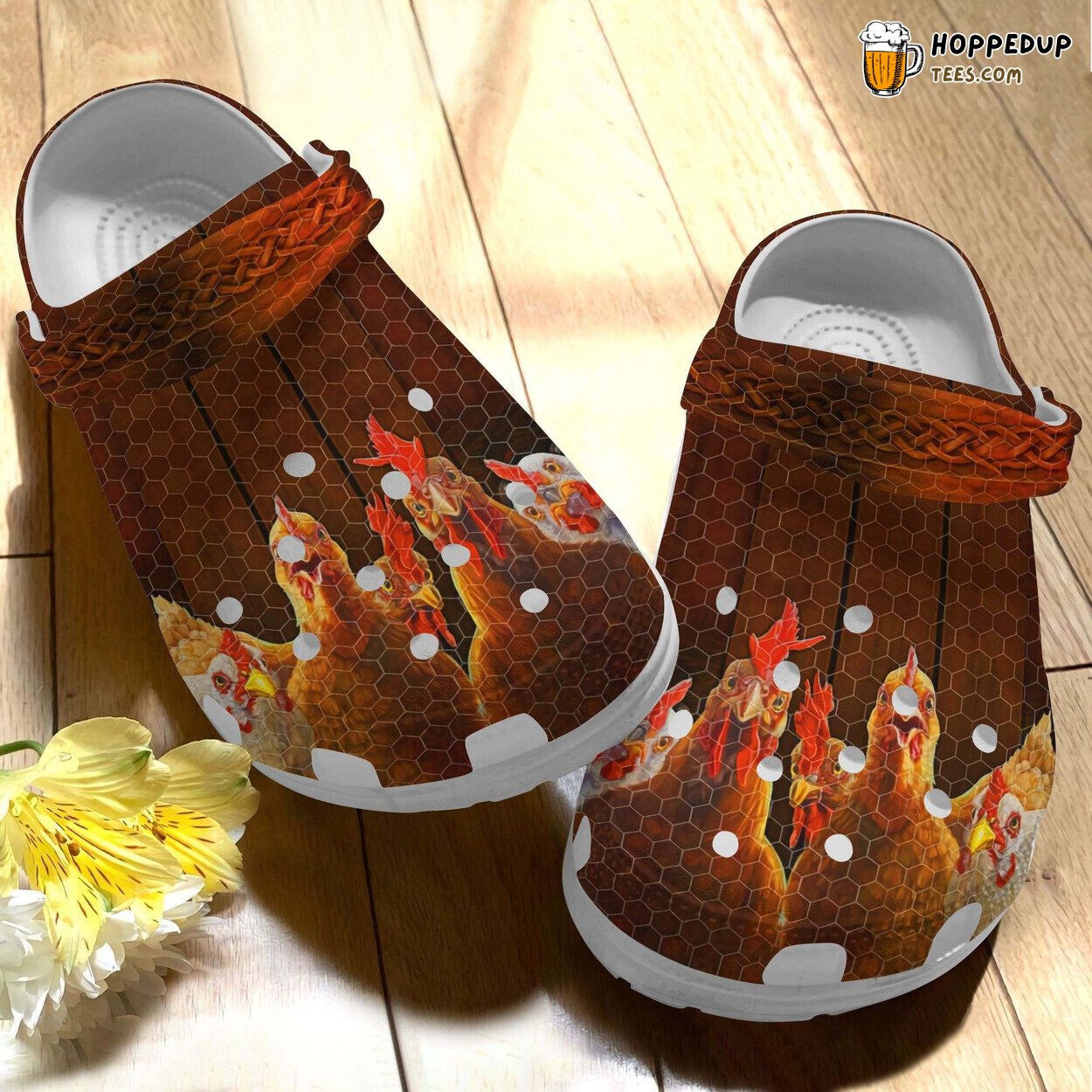 Barn Chicken Custom Shoes for Mother’s Day Outdoor Gift for Parents