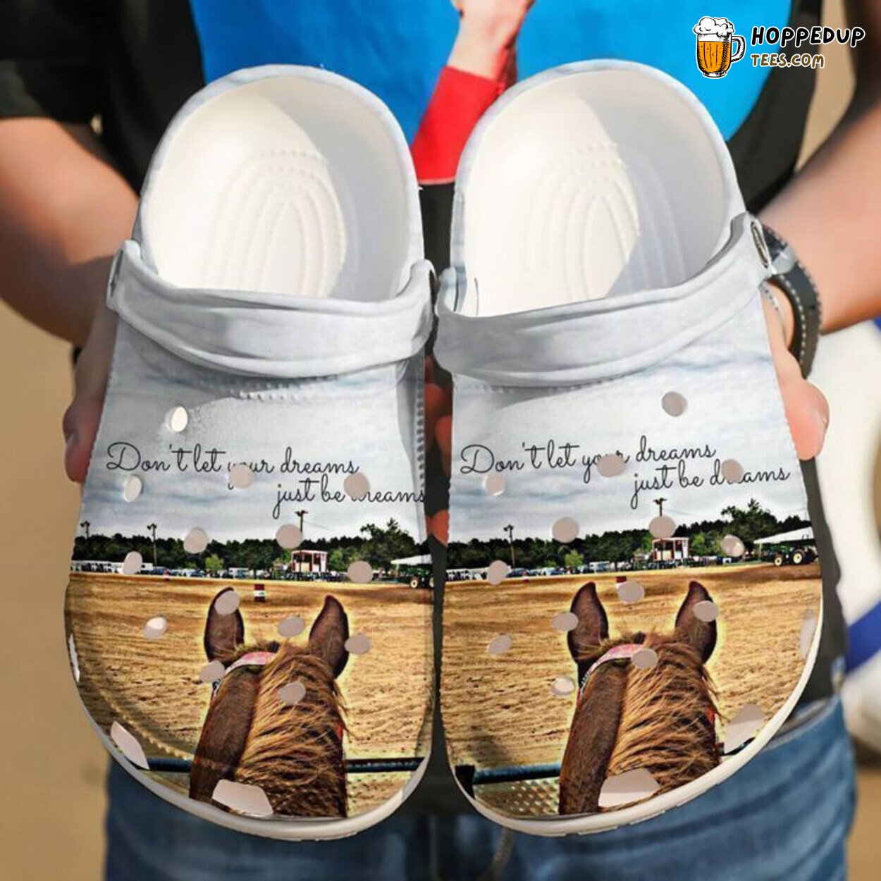 Barrel Racing Dreams Come True Classic Comfortable Unique Design Clogs