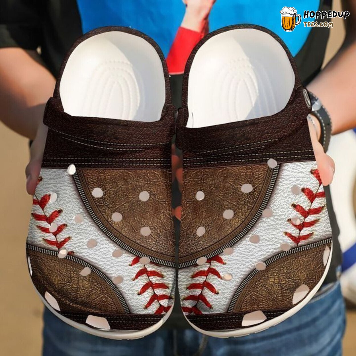 Baseball Addiction Theme Classic Comfortable Clogs Sports Inspired Footwear