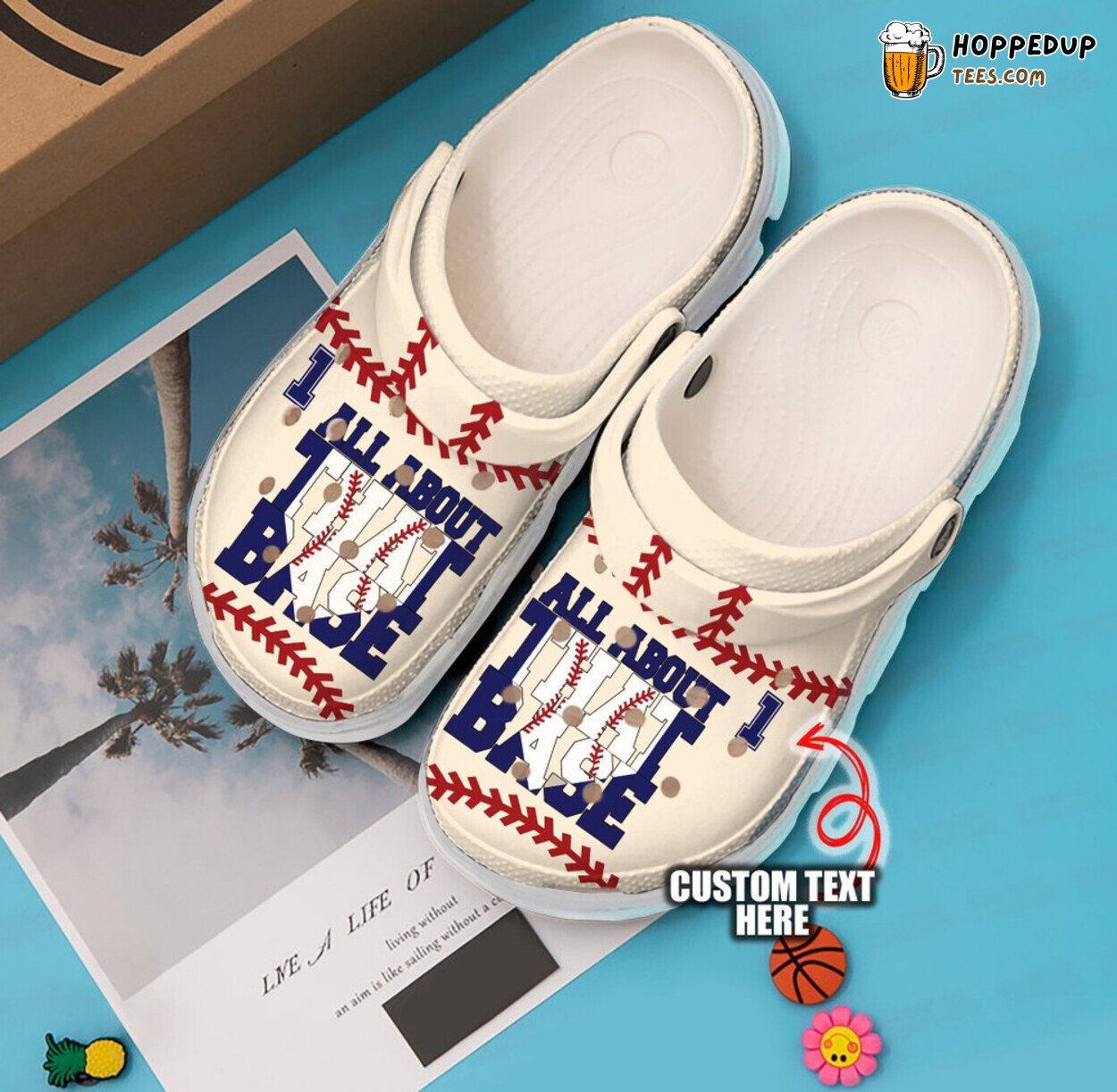 Baseball All About Personalized Theme Comfortable Unique Design Clogs