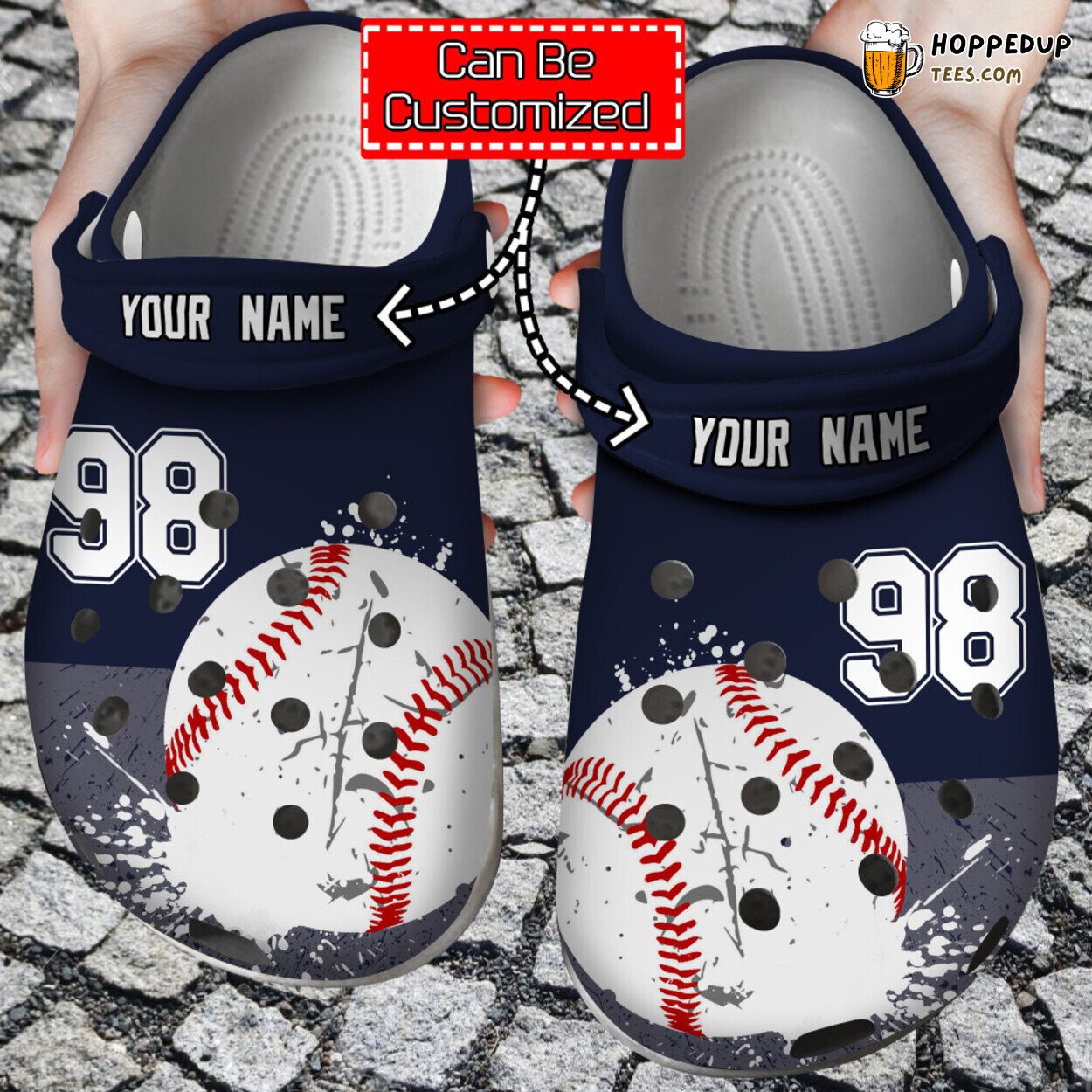 Baseball All Color Series Themed Comfortable Clog Shoes for Sports Enthusiasts
