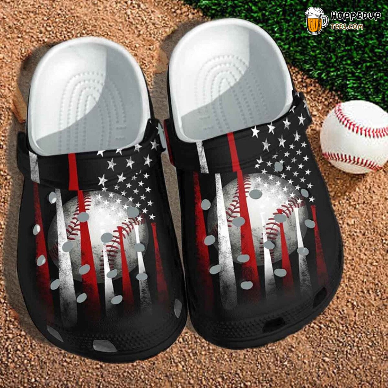 Baseball Bat America Flag Custom Son Daughter 4th July Shoes