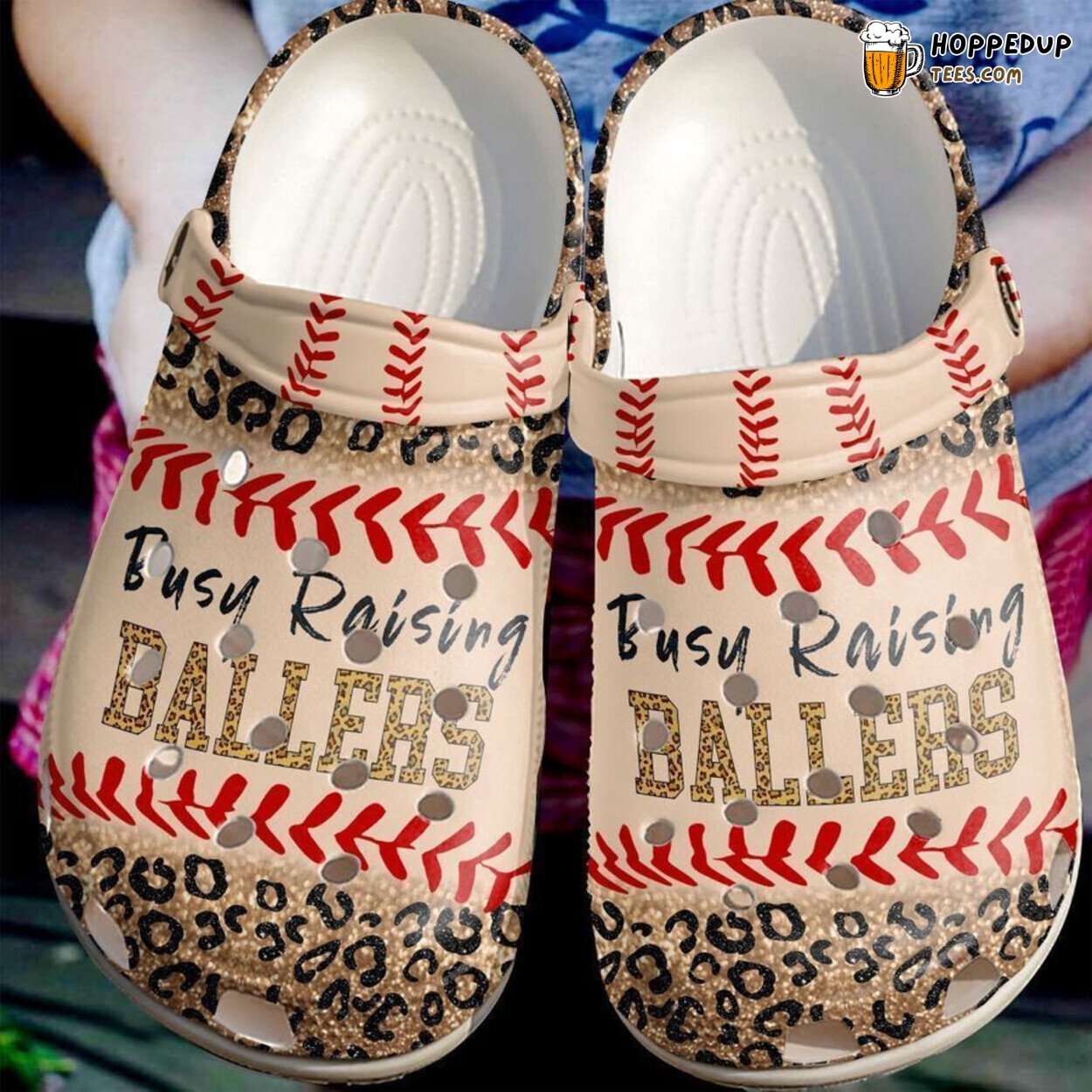 Baseball Busy Raising Ballers Classic Comfortable Clogs Sports Shoes