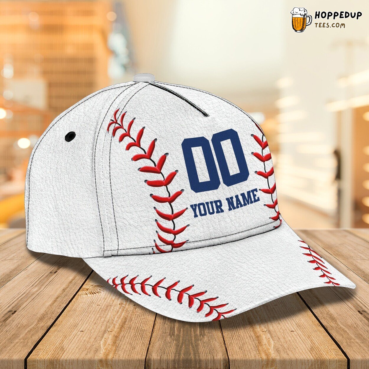 Baseball Design Classic 3D Cap Personalized Name Unique Premium Authentic Look Baseball Design Classic 3D Cap Personalized Name Unique Premium Authentic Look