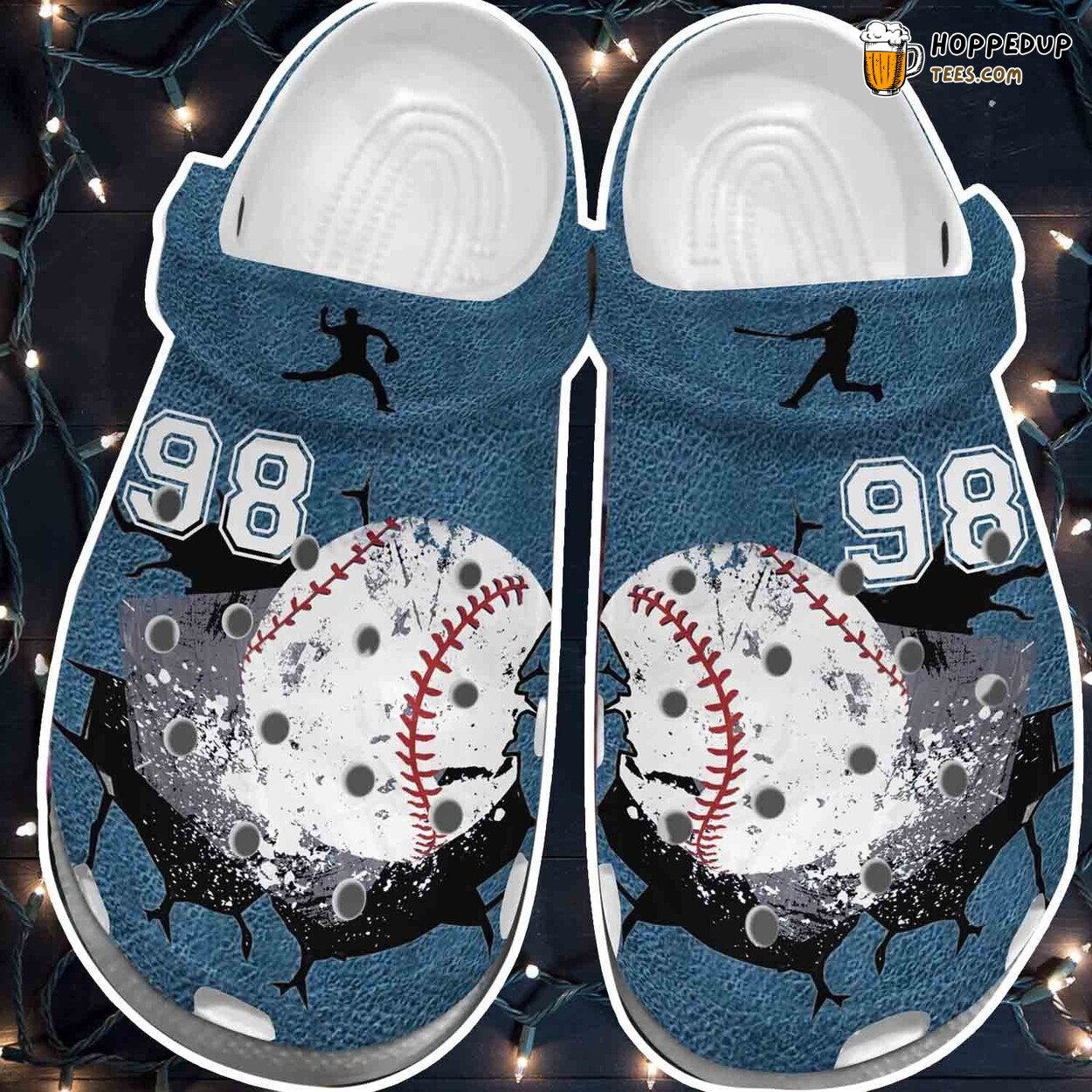 Baseball Falls Against Wall Batter Custom Fan Gift Clogs Shoes