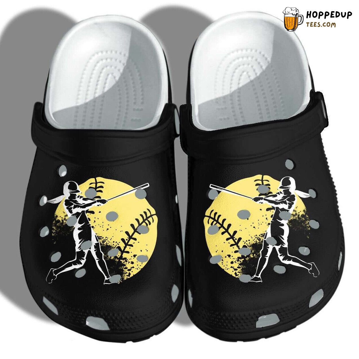 Baseball Girl Lovers Themed Comfortable Unique Stylish Design Clogs
