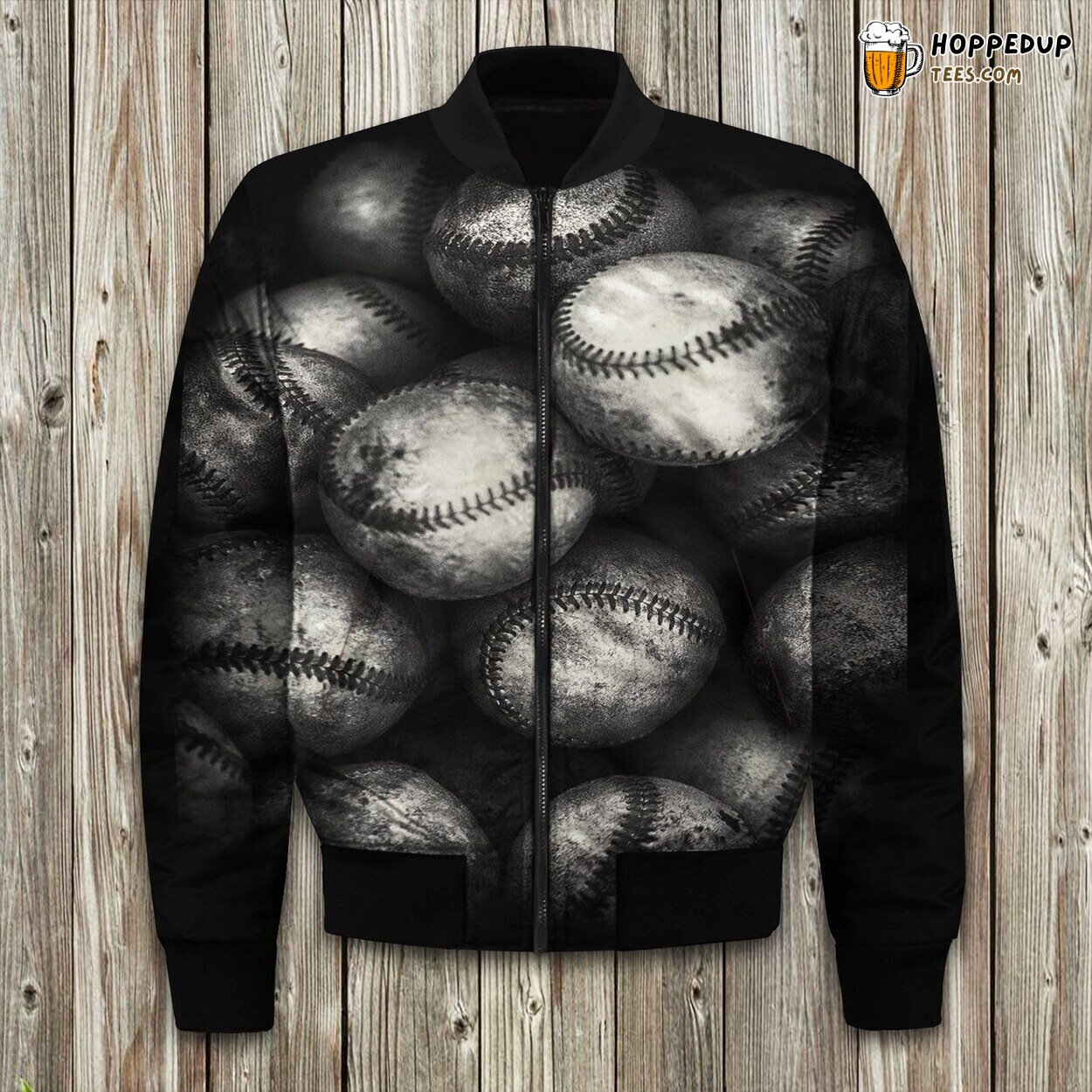 Baseball Inspired Design Winter Bomber Jacket American Pastime Style
