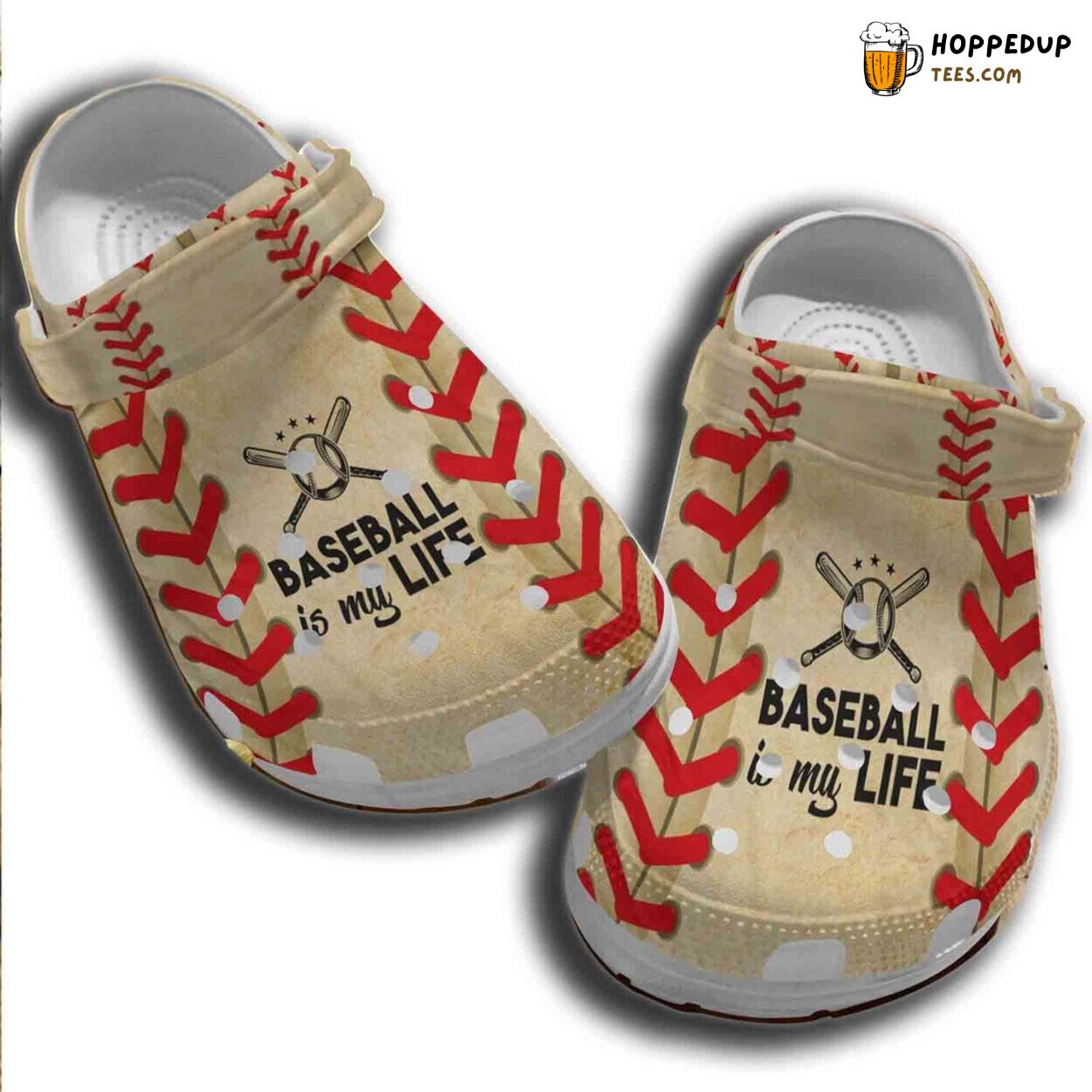 Baseball Is My Life Themed Comfortable Shoes for Sports Enthusiasts