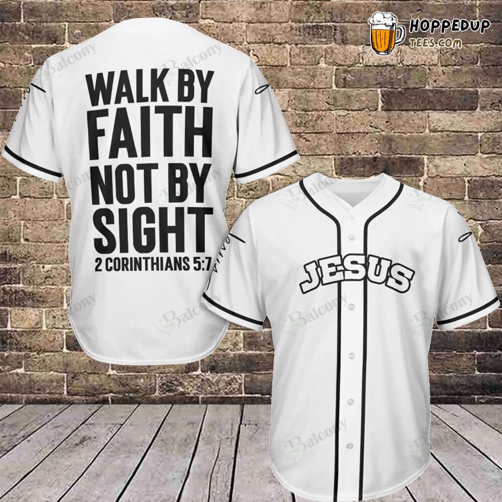 Baseball Jersey Faithful Walk Jesus Creed Exemplified In Sportswear