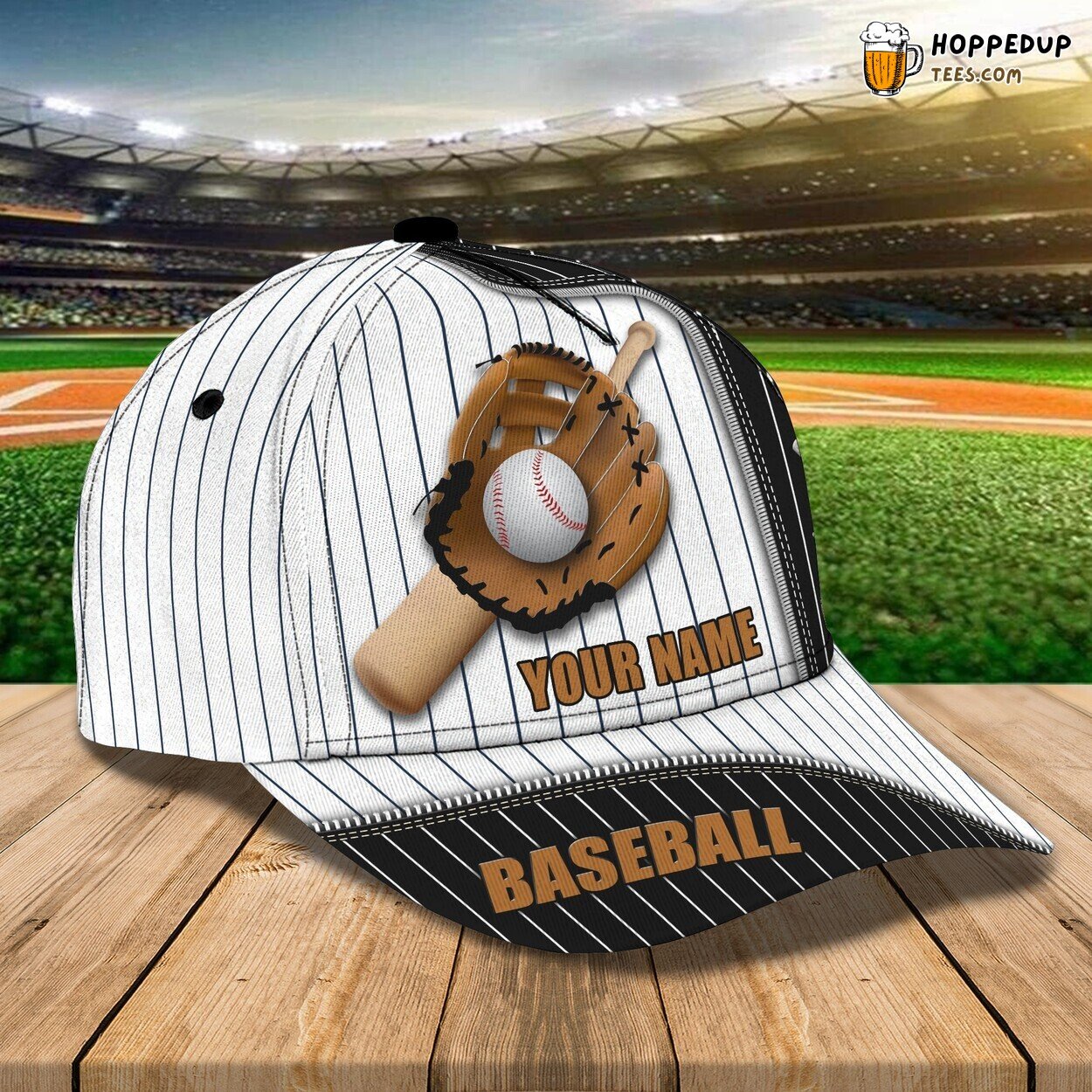 Baseball Lover’s Dream Personalized Classic Cap 3D Unique Game Day Design