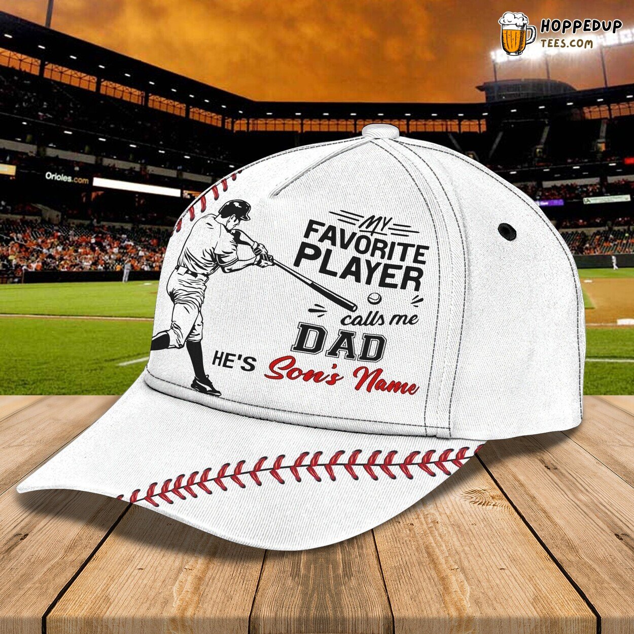 Baseball Lover’s Tribute 3D Classic Cap Personalized Name Special Edition