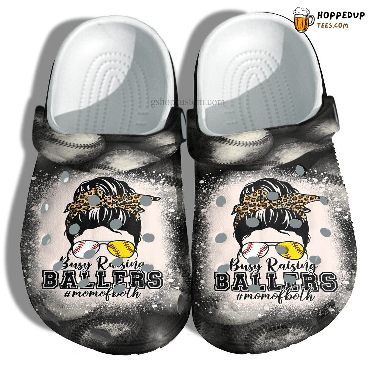Baseball Mom Both Shoes Mother Day Raising Ballers Unique Clogs
