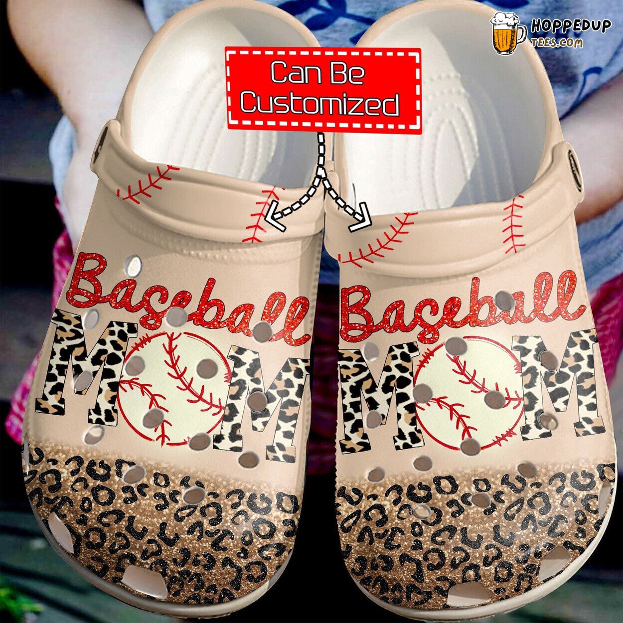 Baseball Mom Theme Comfortable Clogs Athletic Inspired Footwear Shoes