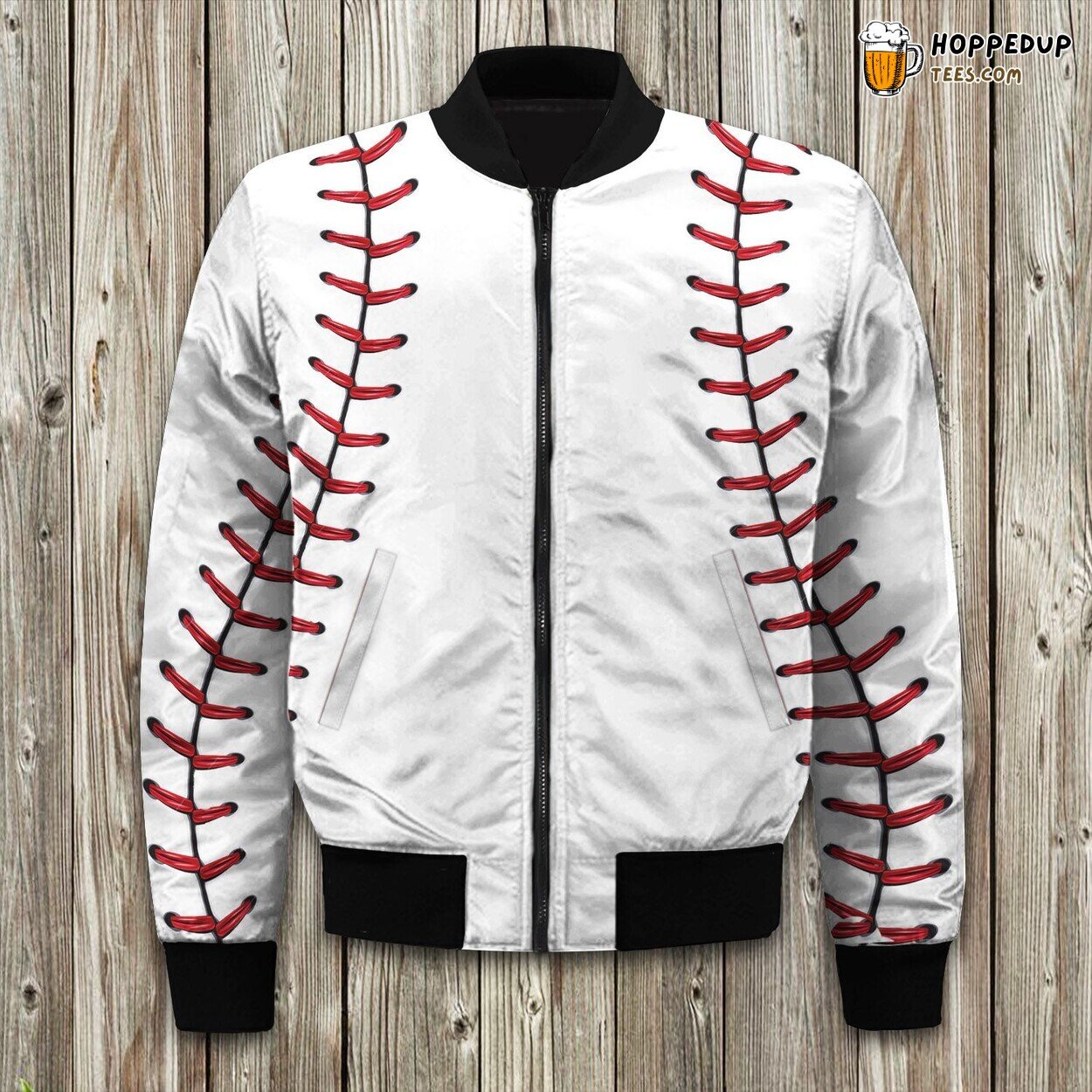 Baseball Sport Passion Winter Bomber Jacket Game Day Attire