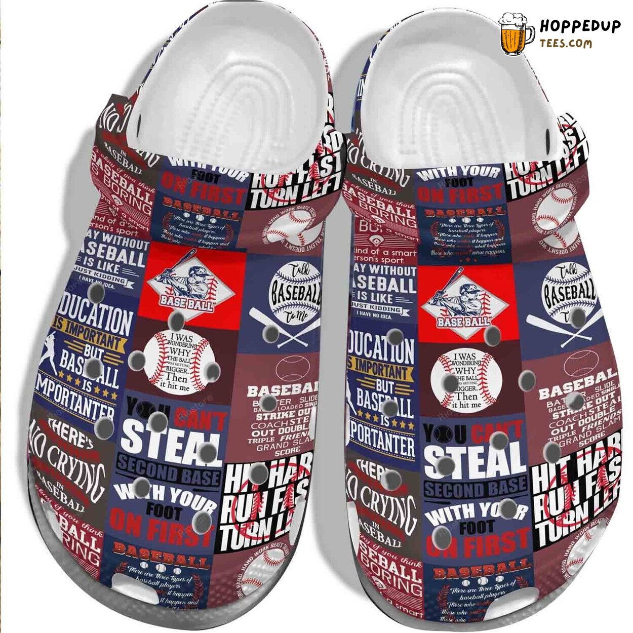 Baseball Stickers Motivation Theme Clogs Gifts Son Daughter Shoes