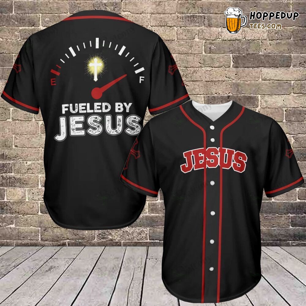 Baseball Tee Fueled By Jesus Baseball Jersey