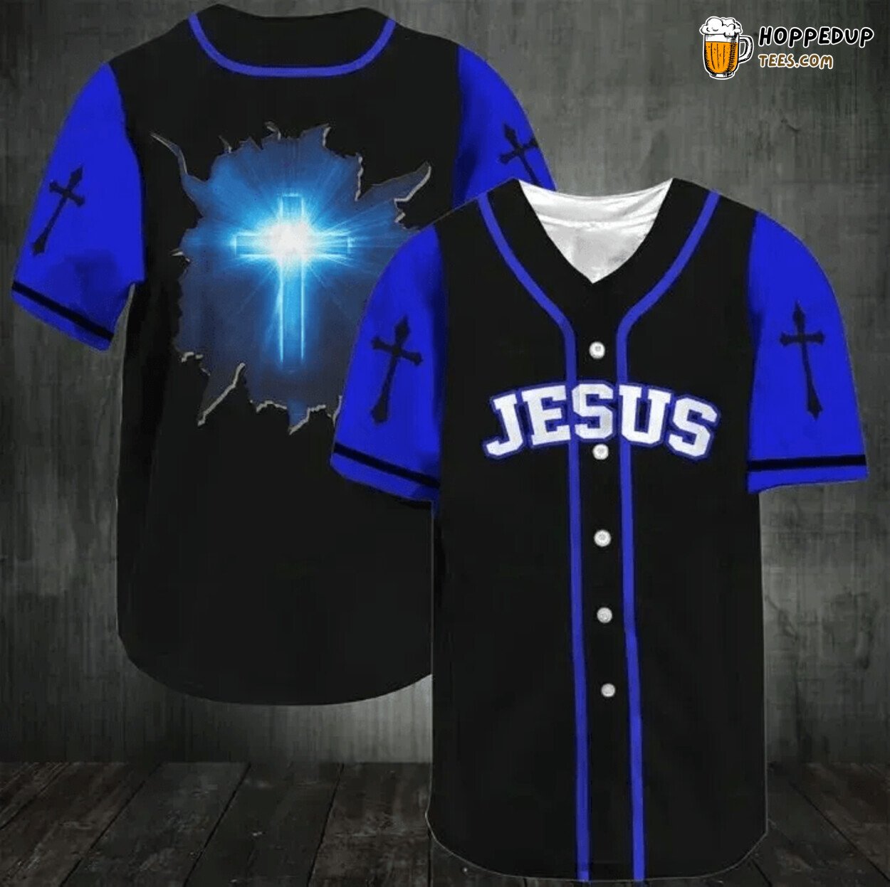 Baseball Tee Jesus Amazing cross Baseball Jersey