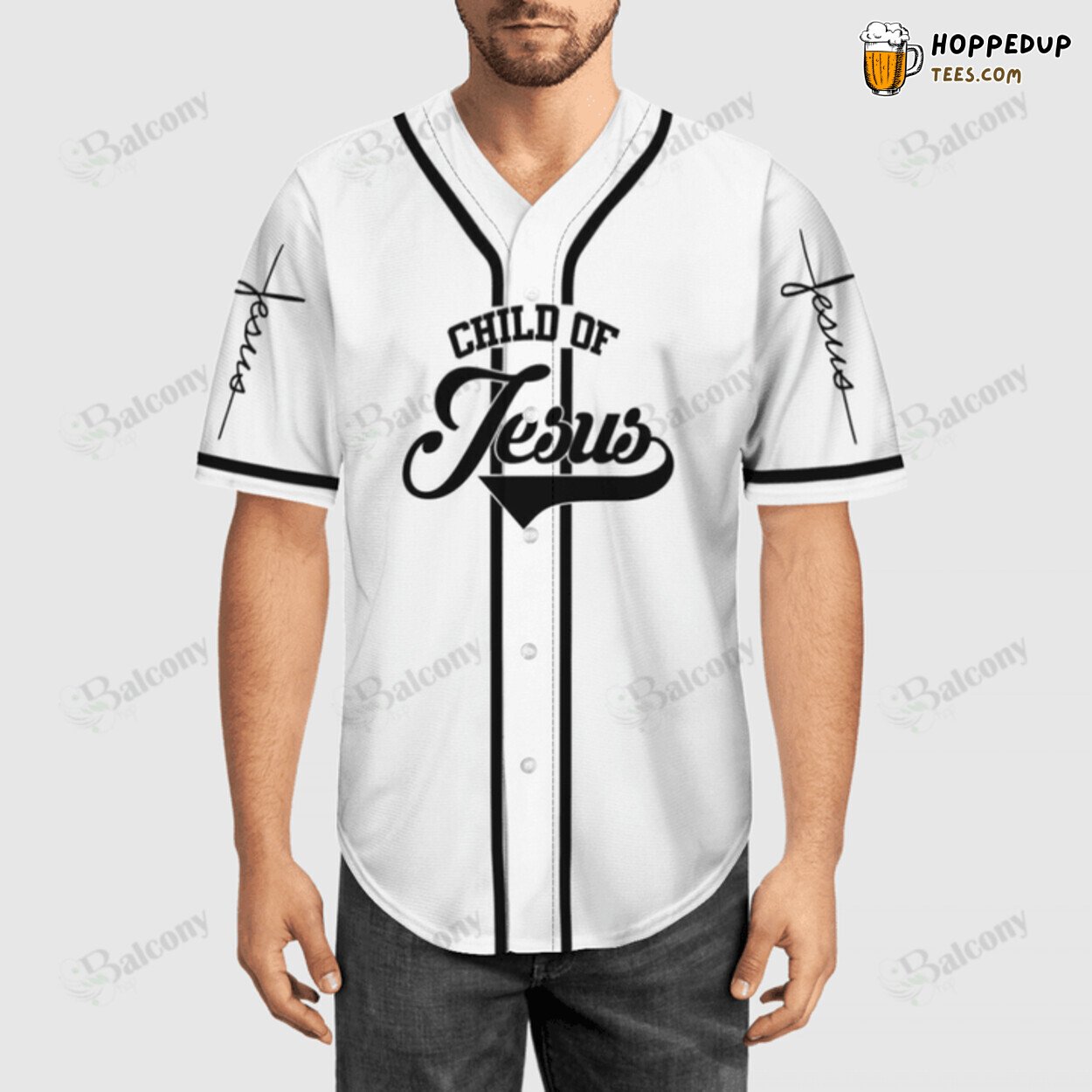 Baseball Tee Jesus Child of Jesus Baseball Jersey