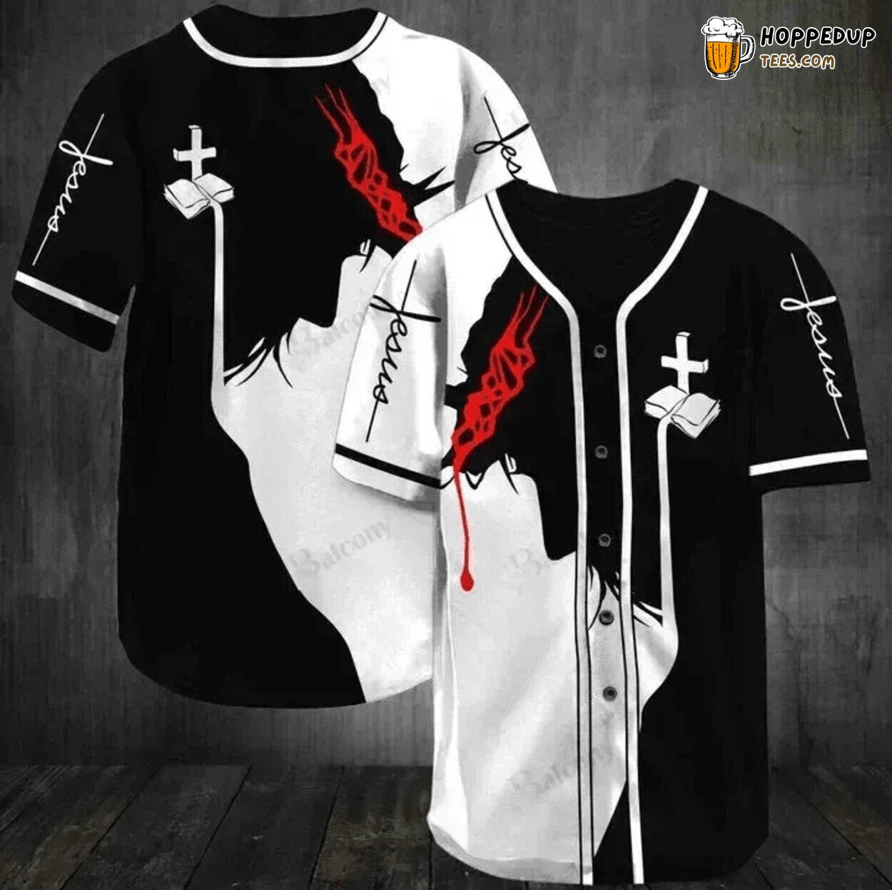 Baseball Tee Jesus God will protect me Baseball Jersey