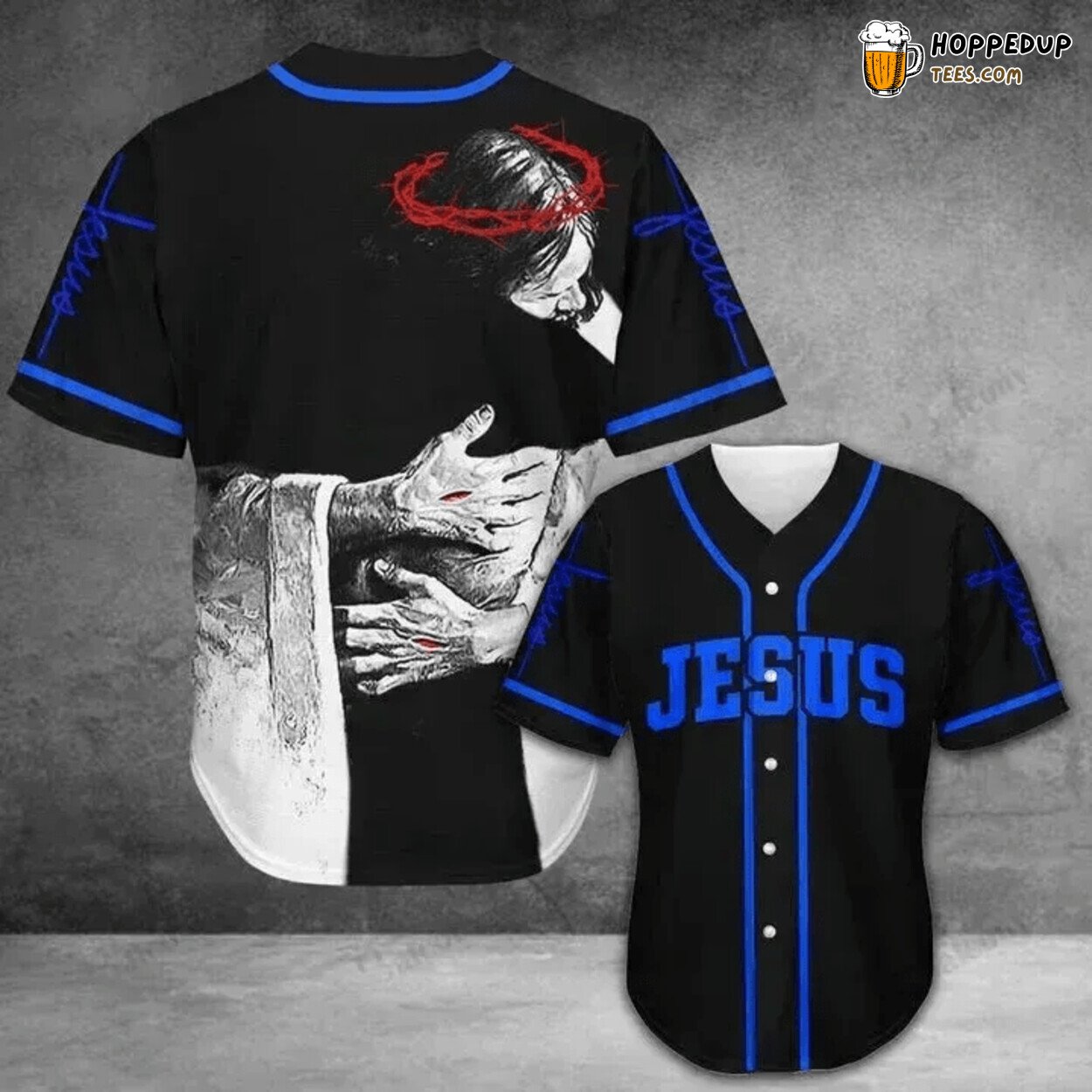 Baseball Tee Jesus God’s hug Baseball Jersey