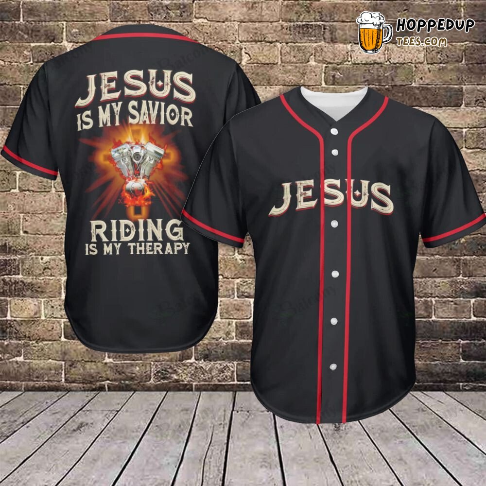 Baseball Tee Jesus is my Savior Baseball Jersey