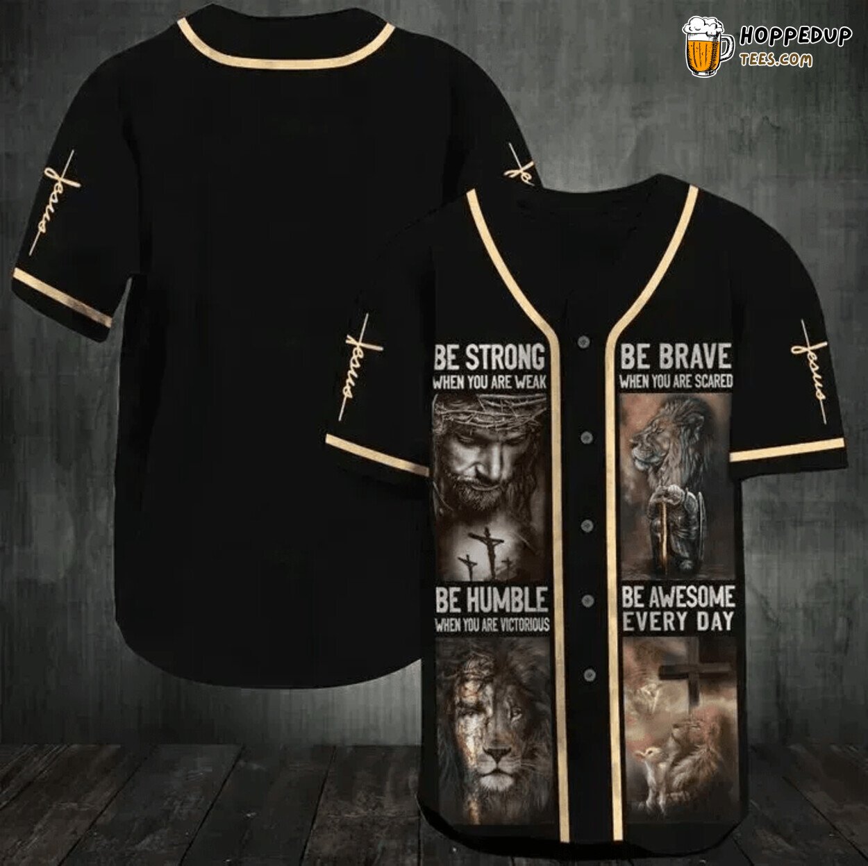 Baseball Tee Jesus Just be awesome everyday Baseball Jersey